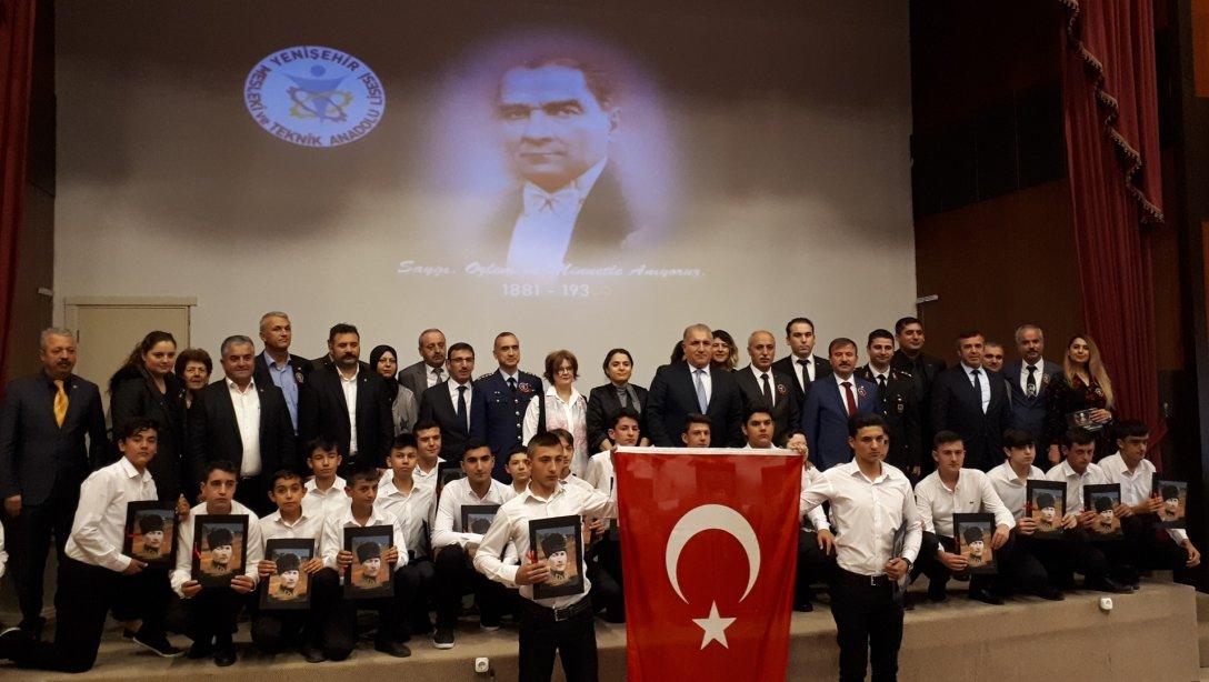 Cumhuriyetimizin kurucusu, büyük önder Gazi Mustafa Kemal Atatürk ebediyete intikalinin 81. yıl dönümünde törenle anıldı